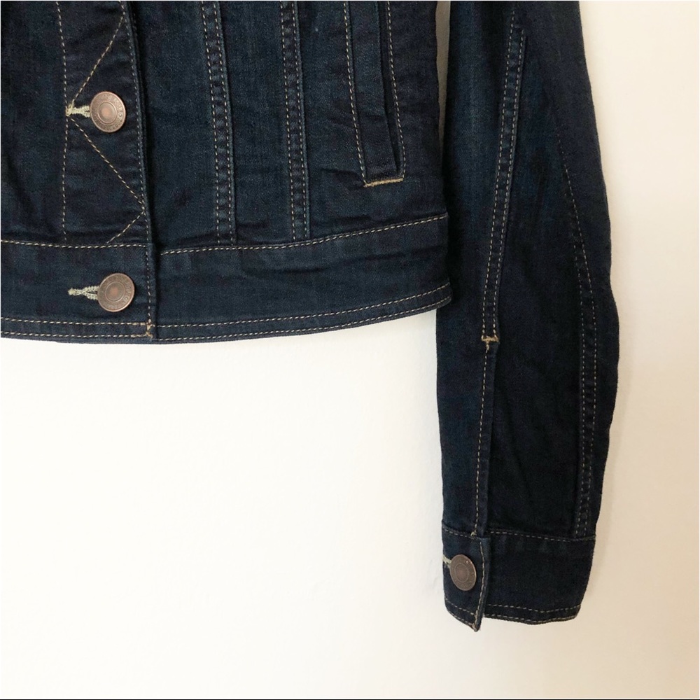 American Eagle Dark Blue Jean Jacket - Picture 3 of 5